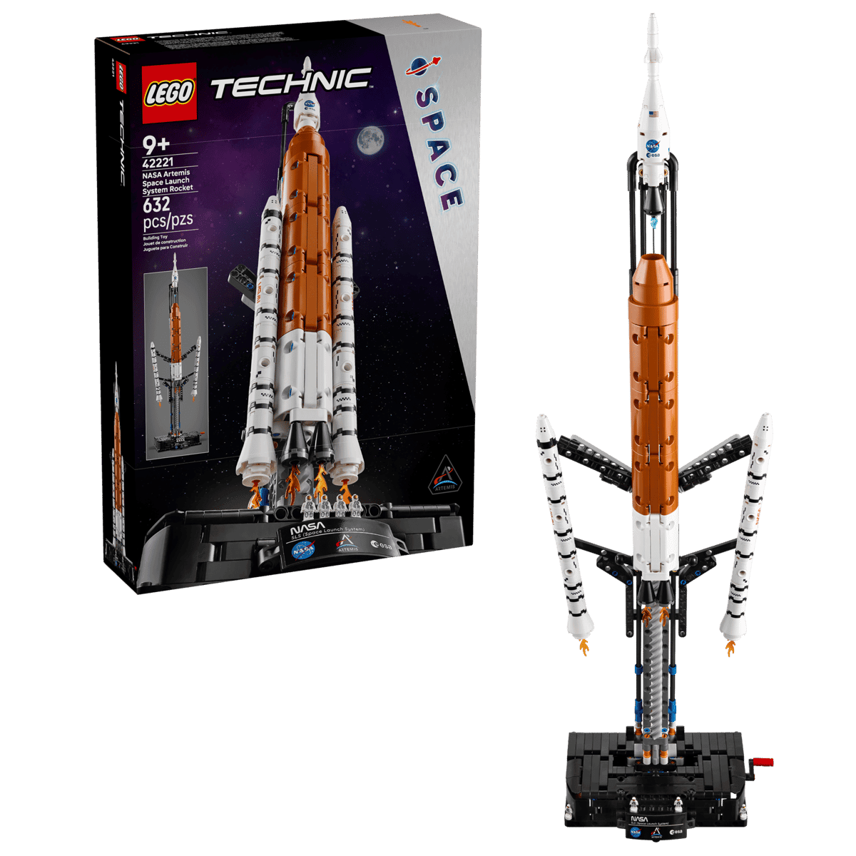 LEGO 42221 NASA Artemis SLS-rakett