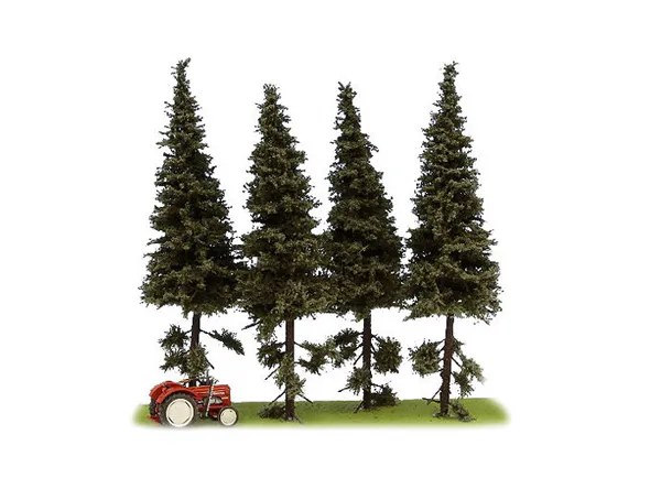 Hovedbilde Model Scene - Grantrær, 4 stk