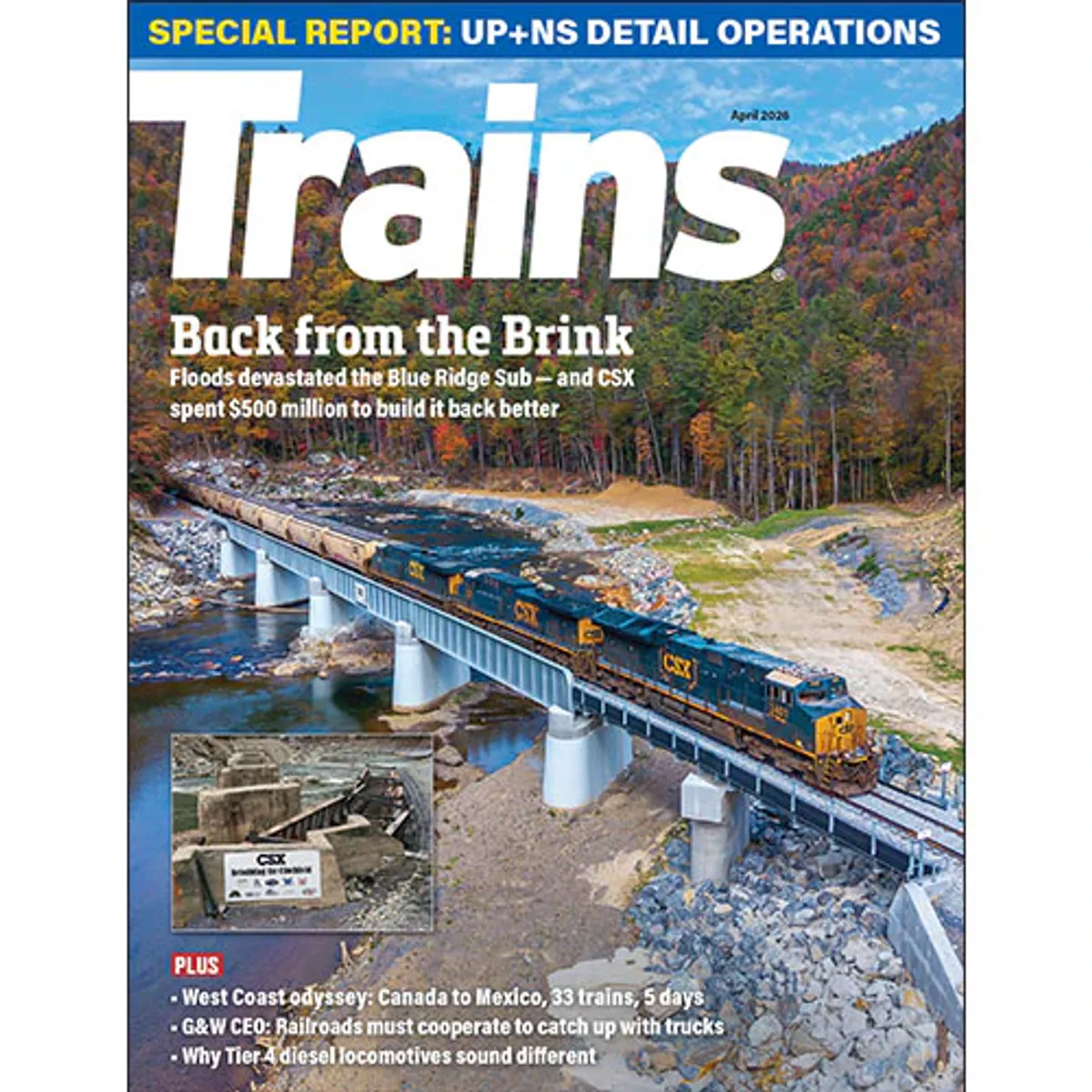 Trains, april 2026