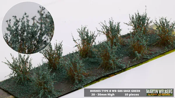 Hovedbilde Martin Welberg - Busker type A, Sage Green