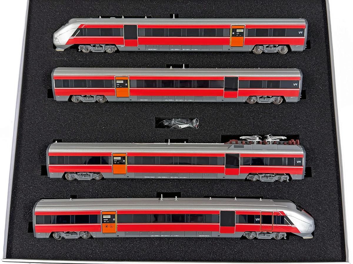 NMJ Topline - Vy 73B 041, rød/sølv/grå, AC digital m lyd