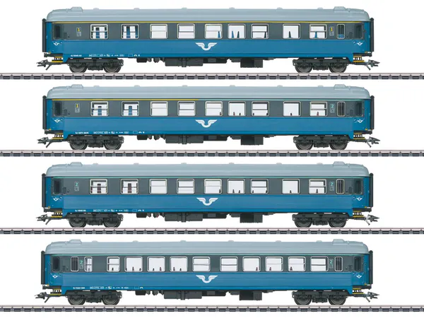 Hovedbilde Märklin - SJ personvognsett B1, Era V