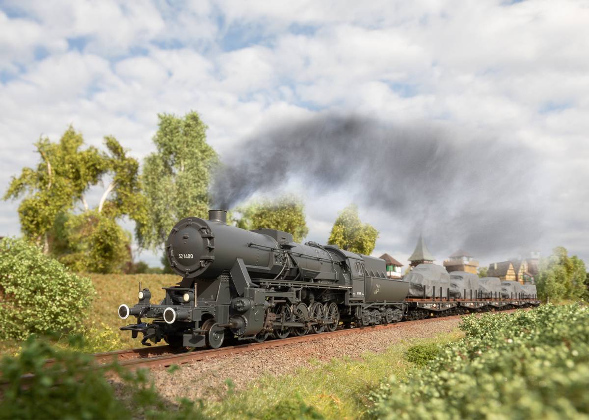 Märklin - DR Br52 damplok, digital, lyd