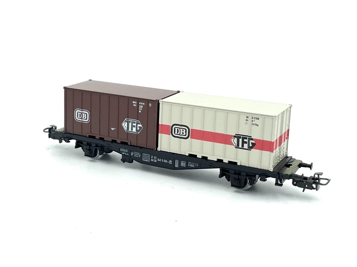 Bruktkroken - Märklin 4664 containvervogn (1985)