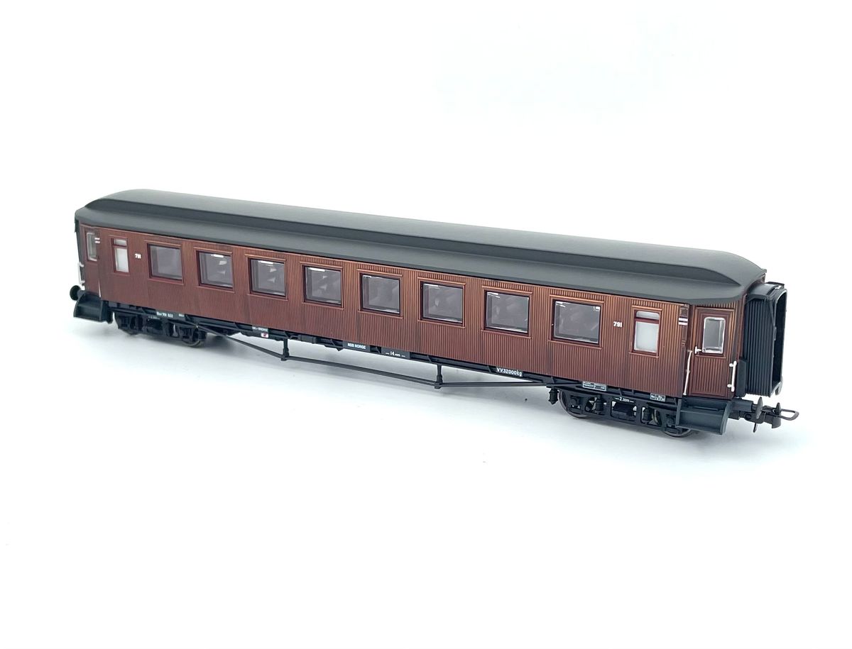 NMJ Topline NSB B22 791 2.klasse, lanternintak, uten ventiler