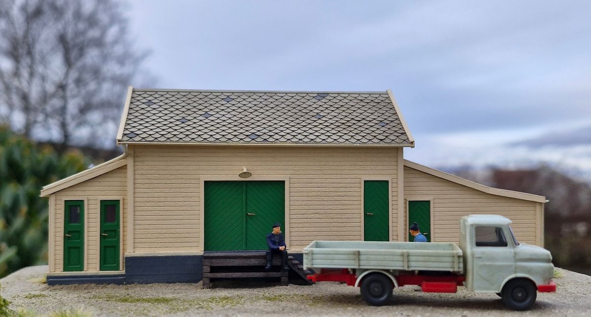 Modellbygg - Haukeland godshus