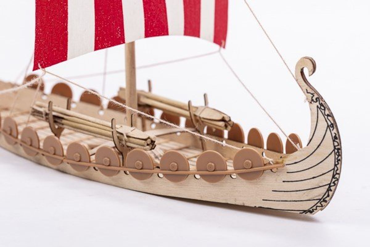 Billing Boats - Mini Oseberg, byggesett i treverk