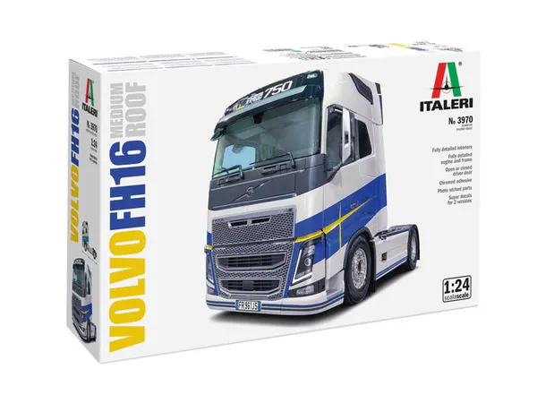 Hovedbilde Italeri - 1/24 Volvo FH16 medium roof