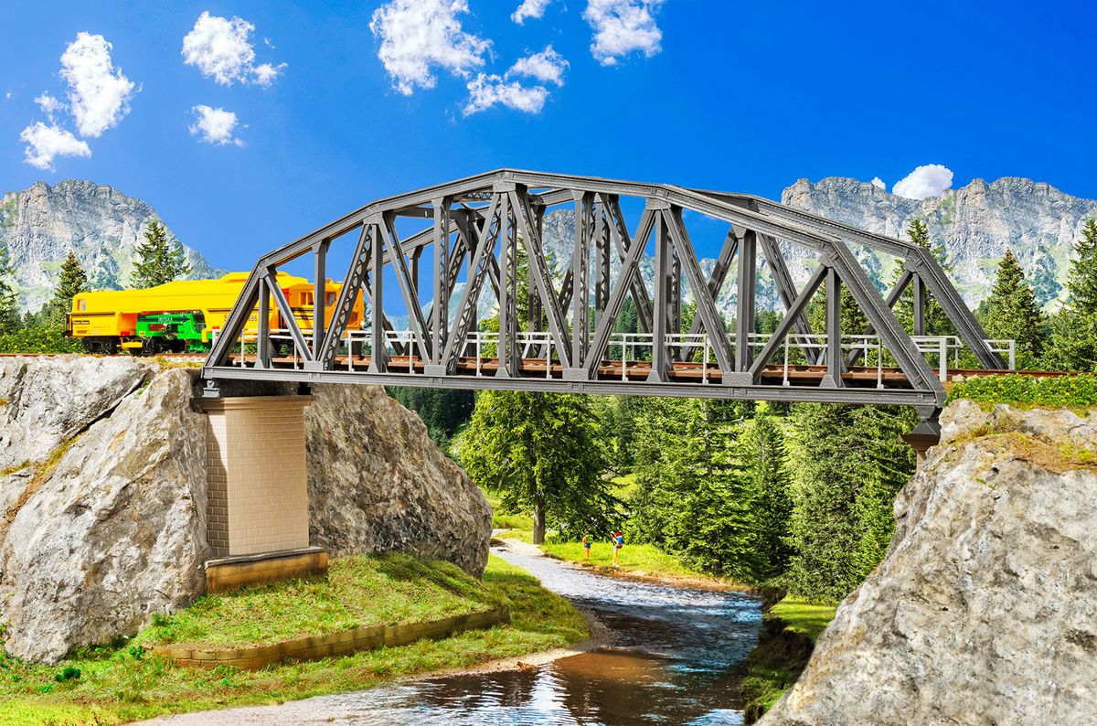 Kibri - Stålbuebro, enkeltspor