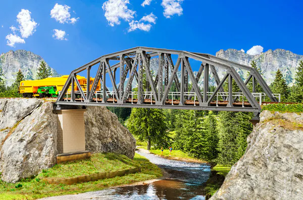 Hovedbilde Kibri - Stålbuebro, enkeltspor