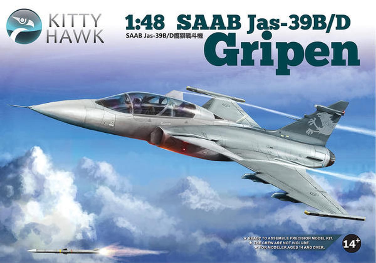 Kitty Hawk - 1/48 Jas-39B/D Gripen