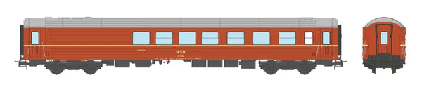 Hovedbilde NMJ Topline NSB BR 21204, Kafeteriavogn