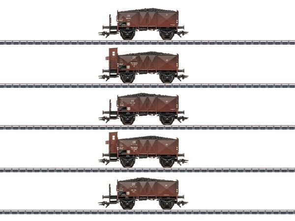 Hovedbilde Märklin - DB kullvognsett m. ekte kull