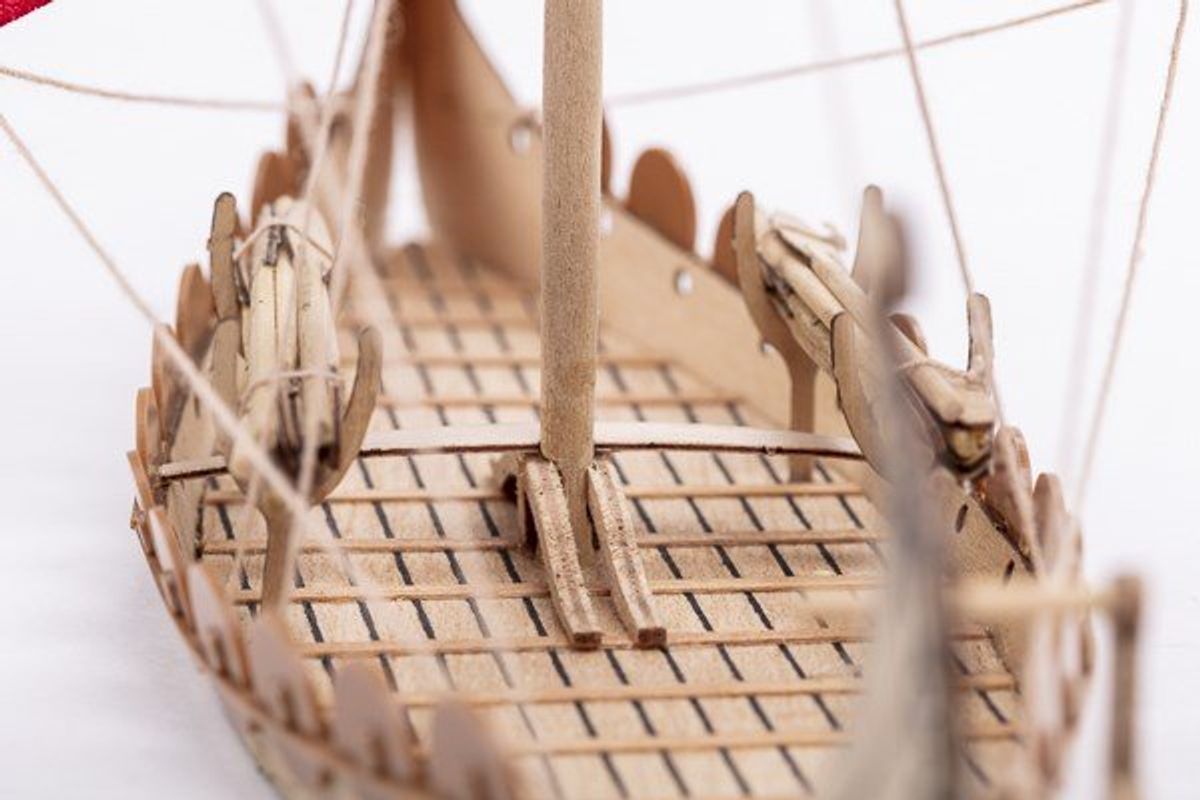 Billing Boats - Mini Oseberg, byggesett i treverk