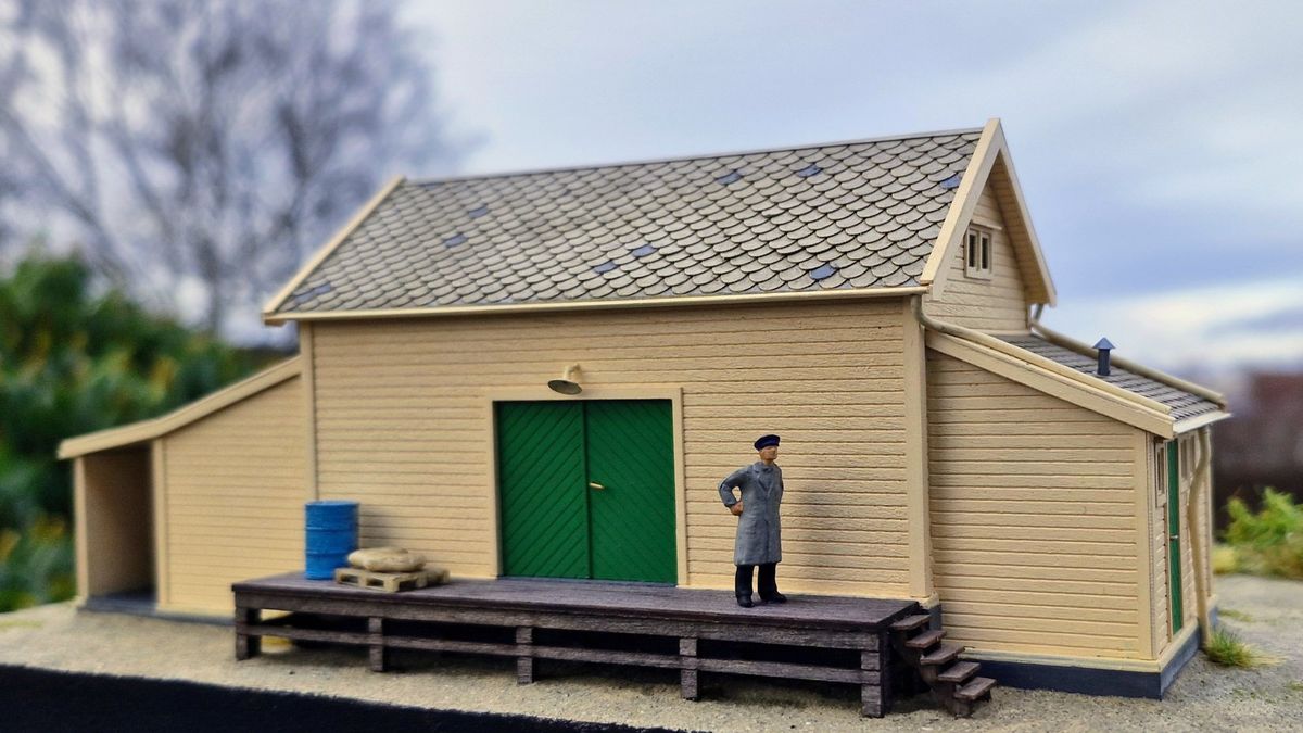 Modellbygg - Haukeland godshus