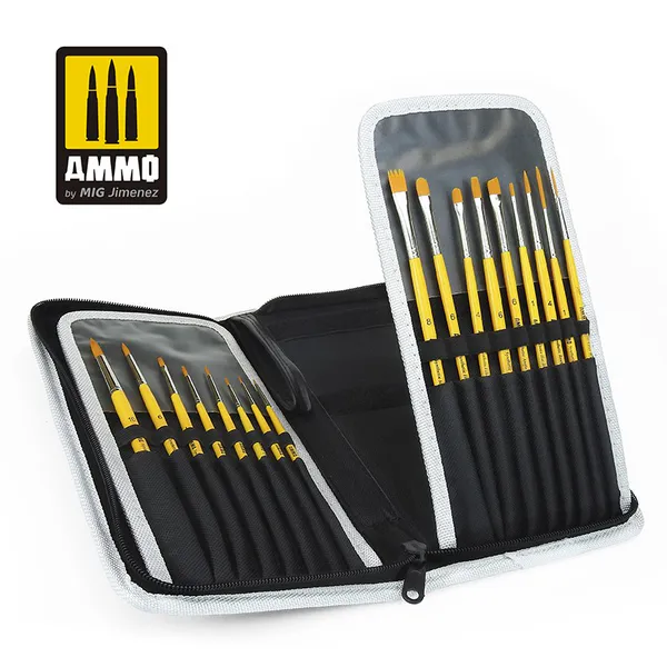 Hovedbilde Ammo - Brush Arsenal, penselsett med futteral