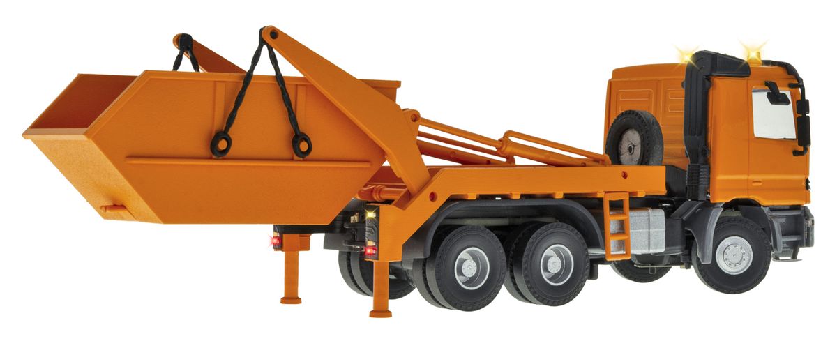 Viessmann - CarMotion, MB Actros med container