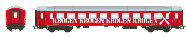 Hovedbilde NMJ Topline - Snälltåget restaurantvogn S-VEO (5634) KROGEN, Rød
