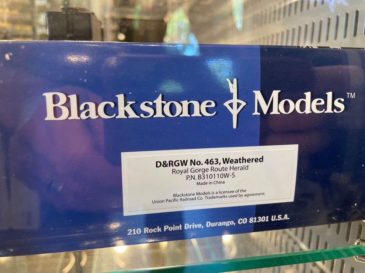 Blackstone Models - HOn3 D&RGW K-27 463, weathered, DCC Sound